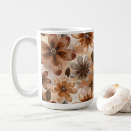 Taza De Café Tie Dye Autumn Floral