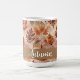 Taza De Café Tie Dye Autumn Leaves
