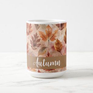 Taza De Café Tie Dye Autumn Leaves