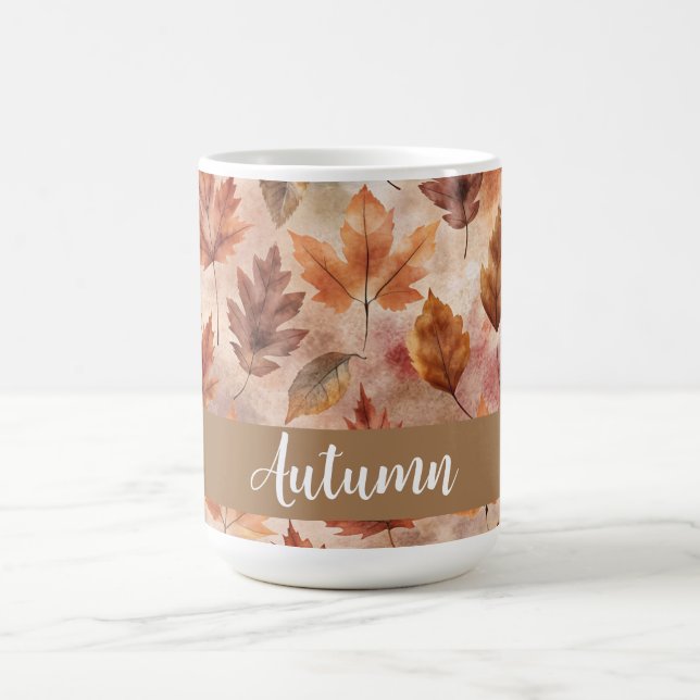 Taza De Café Tie Dye Autumn Leaves (Centro)