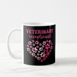 Taza De Café Tie Dye Cat Perro Paw Impresión Recepción veterina