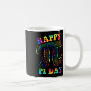 Taza De Café Tie Dye Happy Pi Day 3.14 Math Teacher Kids Wo