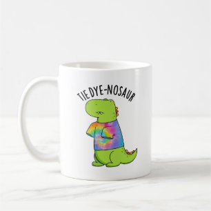 Taza De Café Tie-dye-nosaur Dinosaurio Divertido Juego de Palab