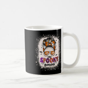 Taza De Café Tie Dye Spooky Grandma Halloween Monster Messy Bun