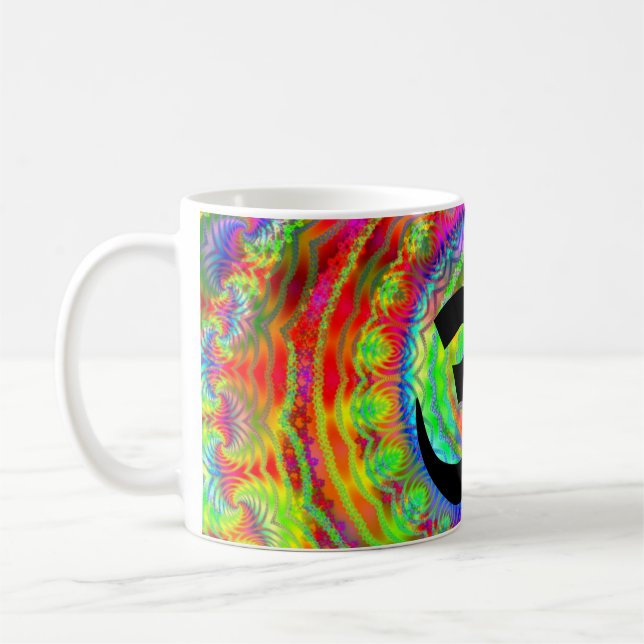 Taza De Café Tiedye Objetivo con Símbolo Om (Izquierda)