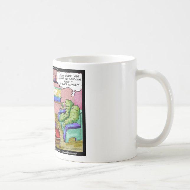 Taza De Café Tiempo 2 Cocoon Funny Mariposa Regalos Y Tees (Derecha)