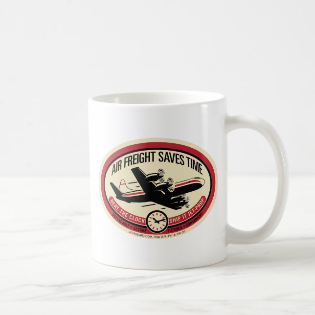 Taza De Café Tiempo de ahorro de flete aéreo (Derecha)