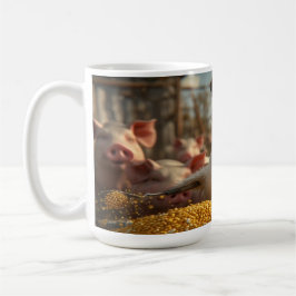 Taza De Café Tiempo de alimentación de bailarinas de Duck Capta