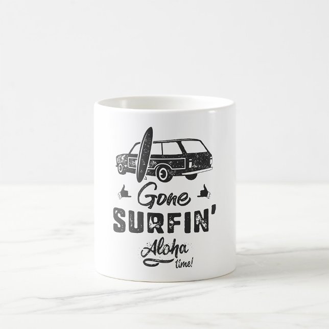 Taza De Café Tiempo de Aloha de Surfing Gone (Subido por el creador)