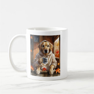 Taza De Café Tiempo de café de Dog Dad - Escena de caída del Go