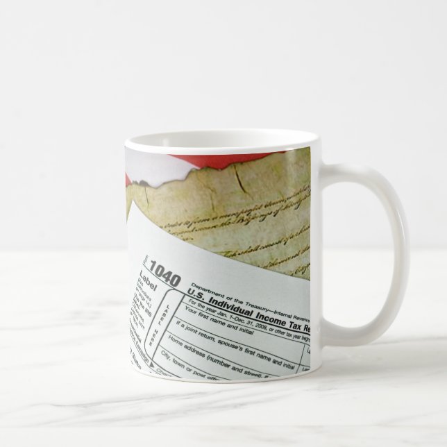 Taza De Café Tiempo de impuesto (Derecha)