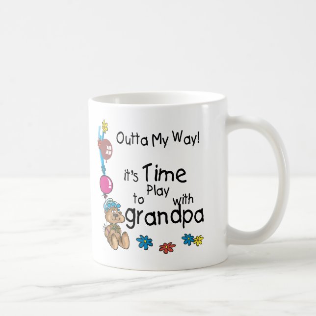 Taza De Café Tiempo de jugar con el abuelo (Derecha)