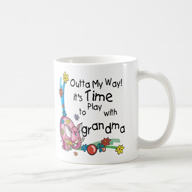 Taza De Café Tiempo de jugar con la abuela (Derecha)