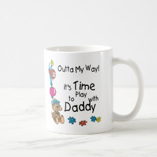 Taza De Café Tiempo de jugar con papi2