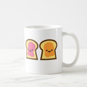 Taza De Café ¡Tiempo de la jalea de la mantequilla de