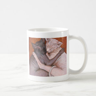 Taza De Café Tiempo de la siesta de los gatos del gato de la