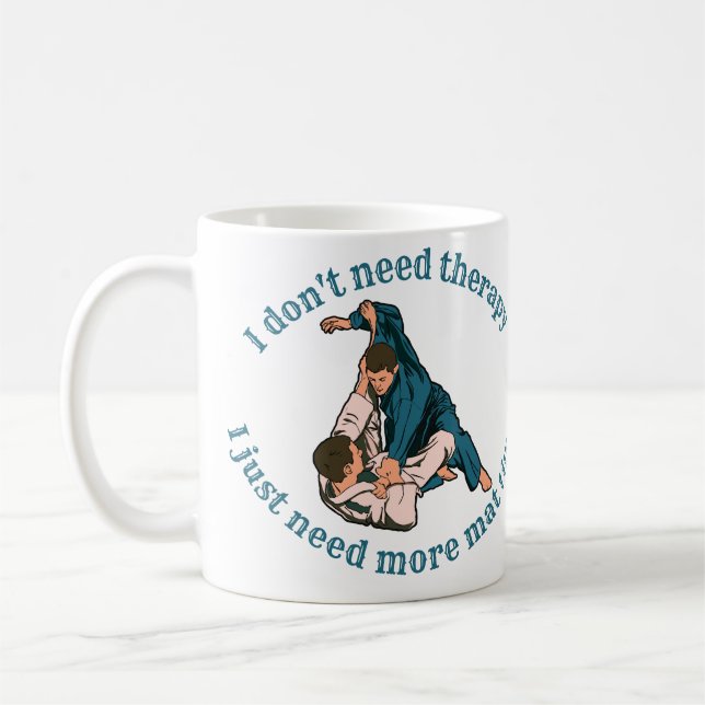 Taza De Café Tiempo de mástil BJJ (Izquierda)