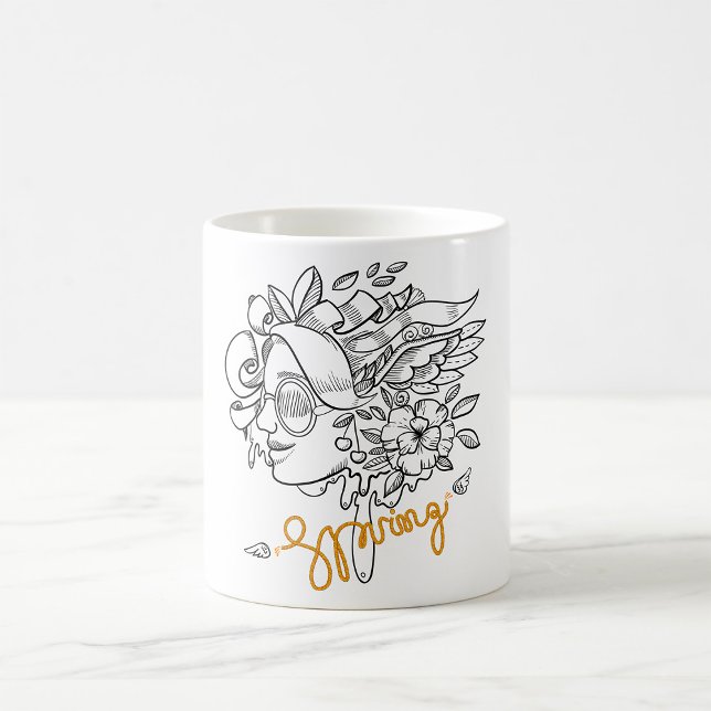 Taza De Café Tiempo de primavera (Subido por el creador)