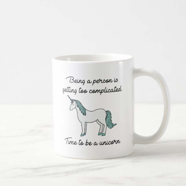 Taza De Café Tiempo De Ser Un Unicornio (Derecha)