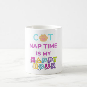 TAZA DE CAFÉ TIEMPO DE SUEÑO DE GATO