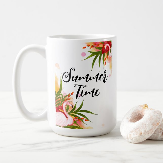 Taza De Café Tiempo de verano (Con donut)