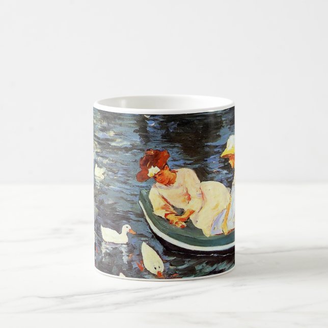 Taza De Café Tiempo de verano (por Mary Cassatt) (Centro)