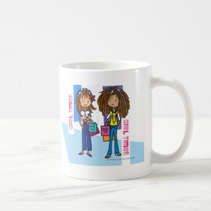 Taza De Café Tiempo del chica