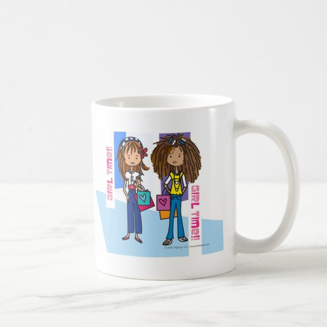 Taza De Café Tiempo del chica (Derecha)