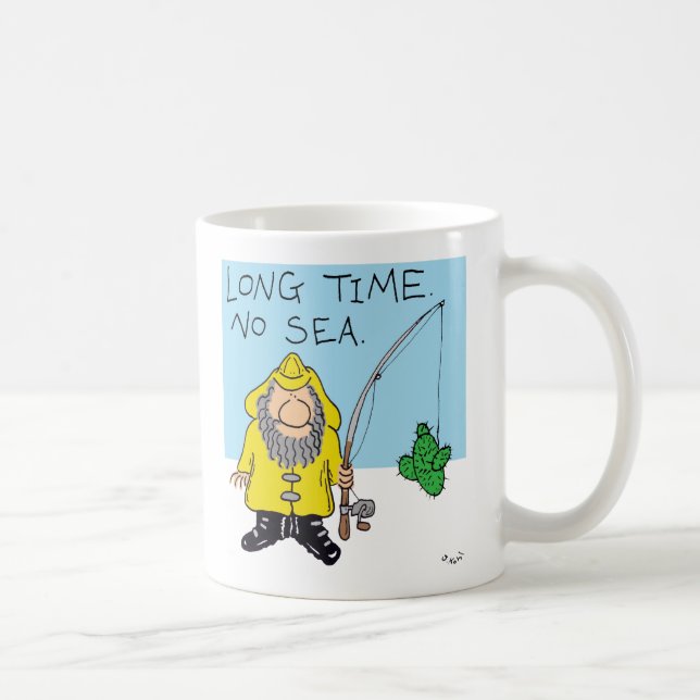 Taza De Café Tiempo largo, ningún mar (Derecha)