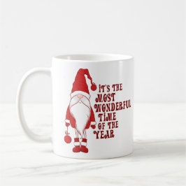 Taza De Café Tiempo Maravilloso del Año Gnome