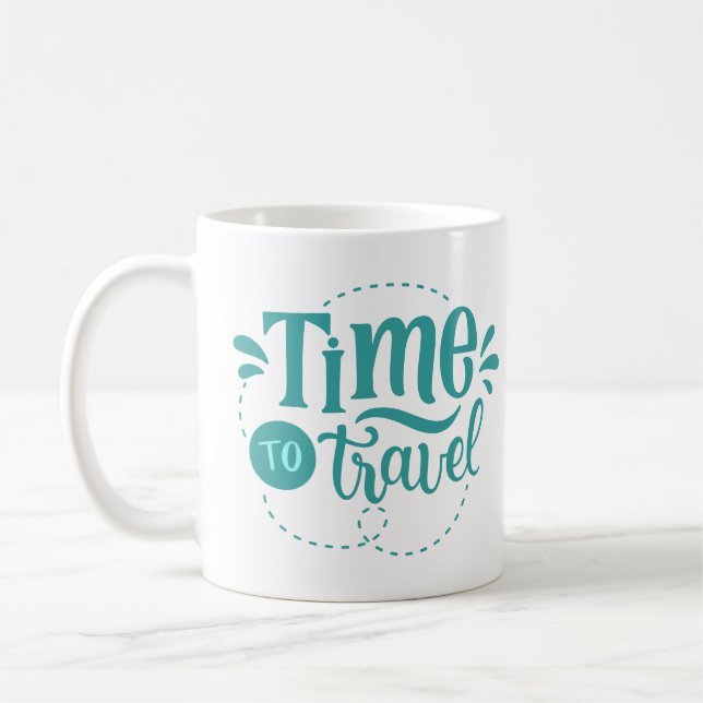 Taza De Café tiempo para viajar (Izquierda)