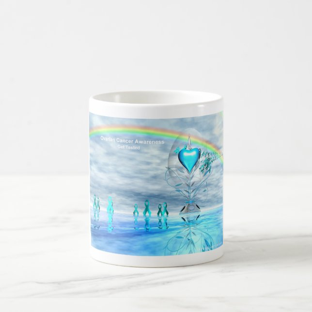 Taza De Café Tiempo verde azulado (Centro)