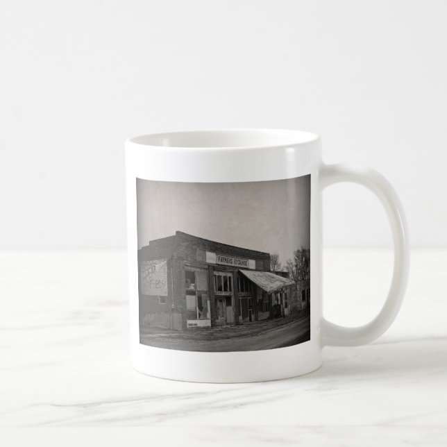 Taza De Café Tienda de alimentación abandonada (Derecha)
