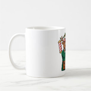 Taza De Café Tienda de Barbería de Reno Recorte de Astas Navida