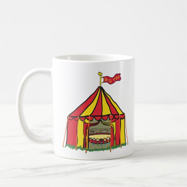 Taza De Café Tienda de circo superior grande (Izquierda)