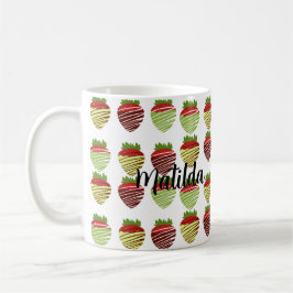 Taza De Café Tienda de dulces de fresa de chocolate