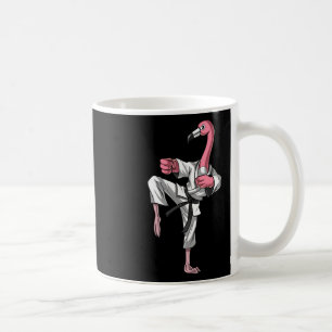Taza De Café Tienda de Karate Kickboxing Kung Fu Ninja Flamingo