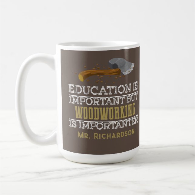 Taza De Café Tienda de regalos divertidos para profesores de ca (Izquierda)