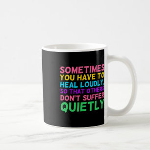 Taza De Café Tiene Que Sanar Un Gráfico De Sensibilización En S