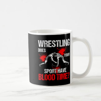 Taza De Café Tiene su Srt tiempo de sangre divertido amor por l