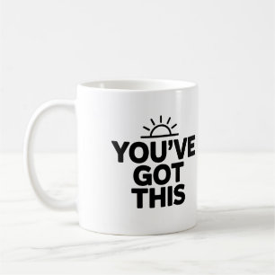 Taza De Café Tienes este tazón de café motivacional