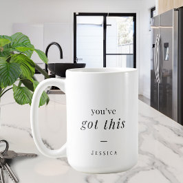 Taza De Café Tienes esto - simple tipografía personalizado