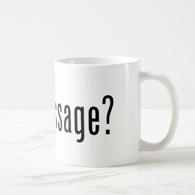 Taza De Café ¿Tienes masaje? (Derecha)