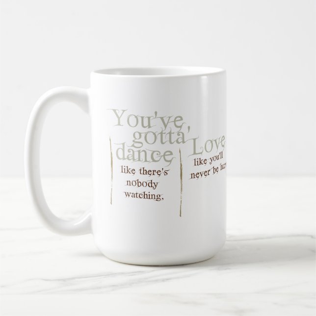 Taza De Café Tienes que mug (Izquierda)