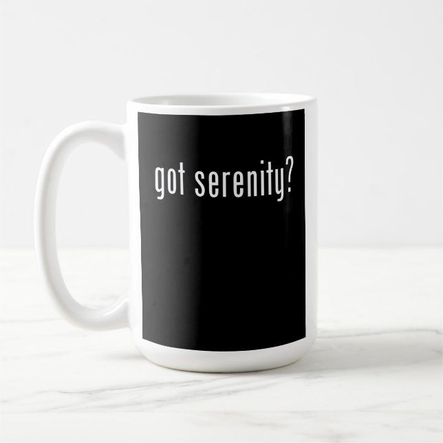 Taza De Café ¿Tienes serenidad? Coffee Mug Sober Life (Izquierda)