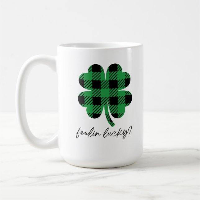 Taza De Café ¿Tienes suerte? Mug del Día de San Patricio (Izquierda)