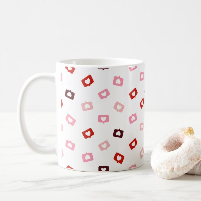 Taza De Café Tienes texto de amor (Con donut)