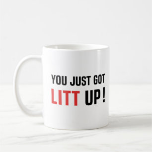 Taza De Café Tienes un poco arriba