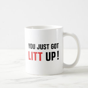 Taza De Café Tienes un poco arriba