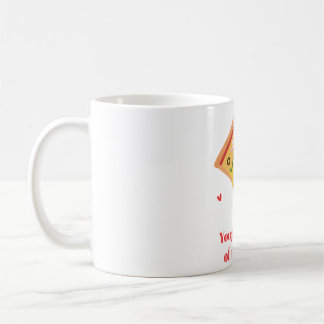 Taza De Café Tienes una pizza de mi corazón, Humor de bollos de